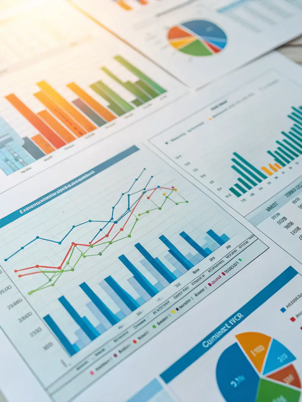 An image of data visualization charts and graphs, representing the power of data analysis skills.